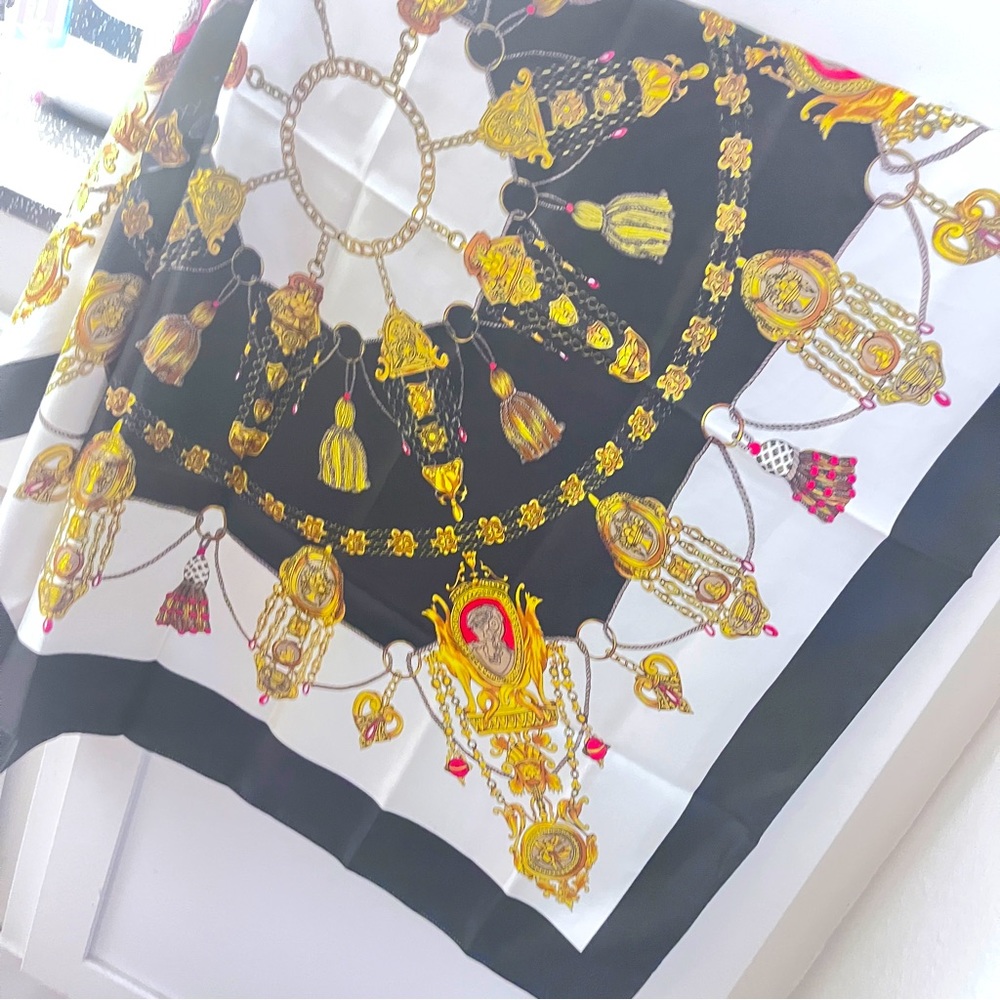 New Versace scarf silk